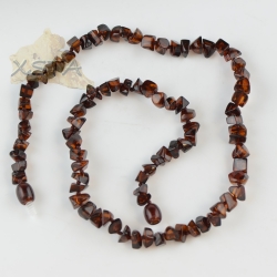 Cherry Baltic amber necklace for adults